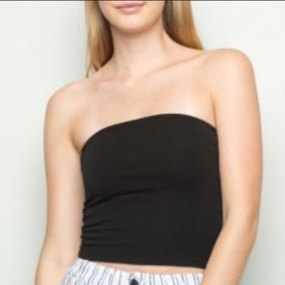 Brandy Melville Jenny Tube Top in Black